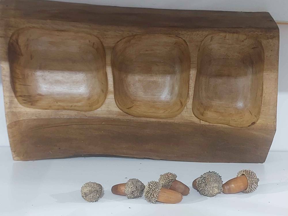 اردو خوری با چوب گردو دست ساز